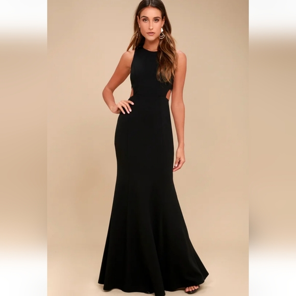 Lulus Dresses & Skirts - Lulu's Loving Embrace Black Cutout Maxi Dress